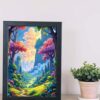 photo-frame-colorful-garden