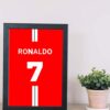 photo frame ronaldo black frame
